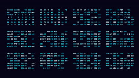 Clock-Displaying-Blue-Numbers-On-A-Scattered-Blue-Dot-Background