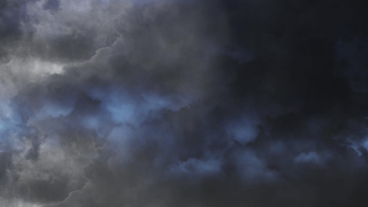 thunderstorm, Dark clouds in rainy season are moving on the sky