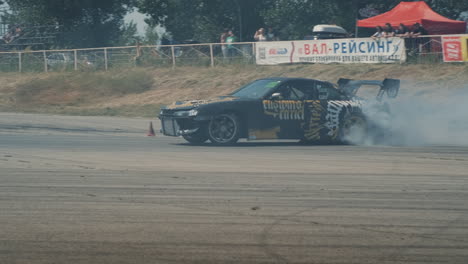 drifting car on track