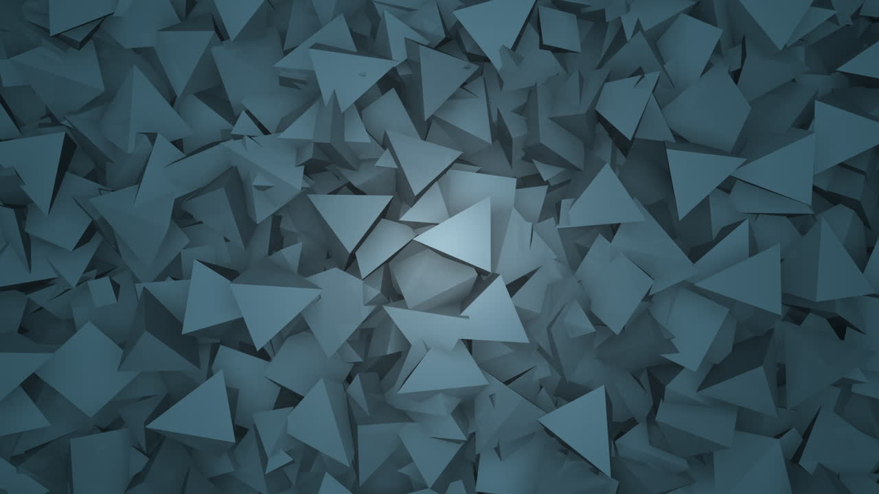 movimiento azul oscuro triángulos formas