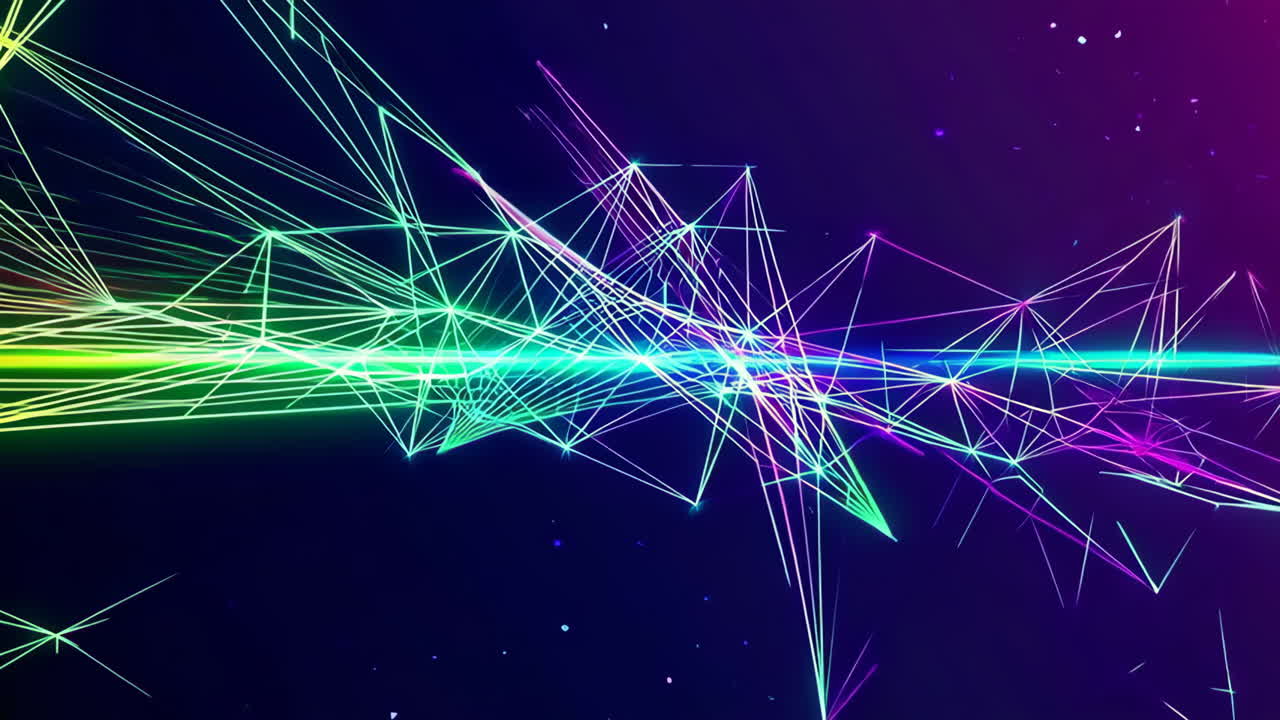 Abstract Neon Network Design