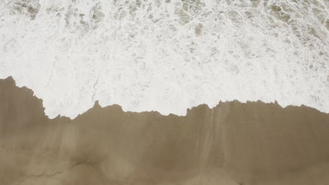 arabian ocean waves with foam of blue and turquoise color