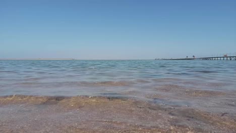 Tranquil-Shoreline-of-Kyiv-Beach-in-Ukraine