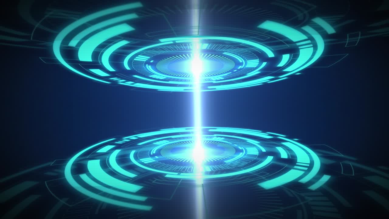 기술 배경, 추상적인 sf 배경