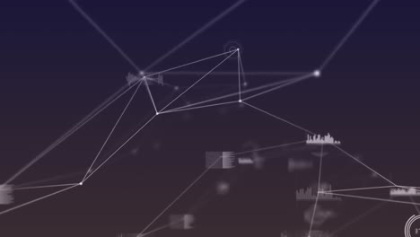 Animation-of-network-of-connections-over-data-processing