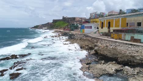 la perla drone shot at san juan puerto rico 1