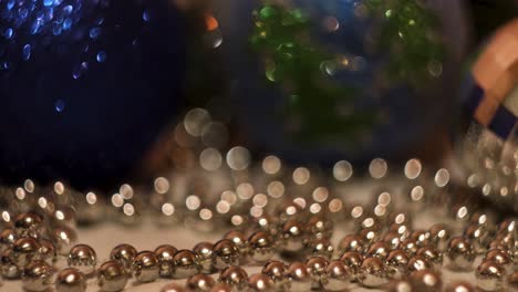 christmas decorations bokeh background