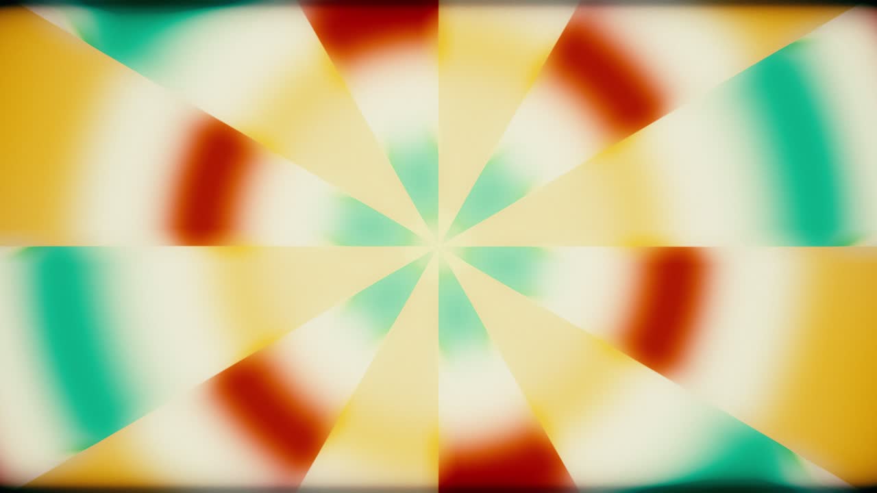A beautiful rotating animation, in the style of 1970's movies