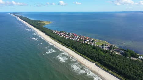 Strand-In-Der-Schönen-Stadt-Chalupy-Resort-In-Polen