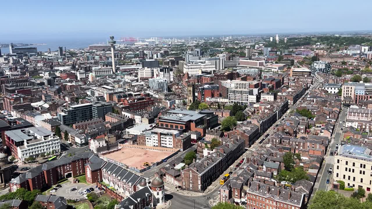 Liverpool City View from Cathedral Tower