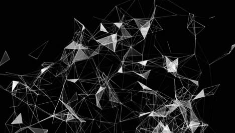 Rolling-Low-polygonal-background-animation-with-strokes-and-dots-moving-randomly