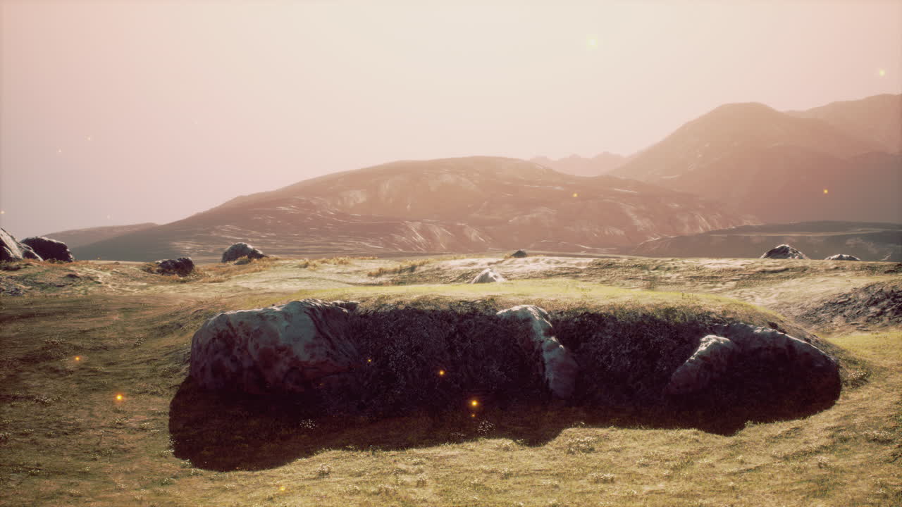 여름 에 스코틀랜드 고원 에서