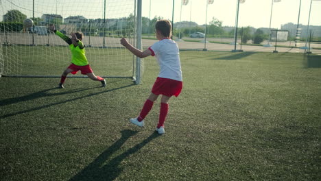 kids playing soccer