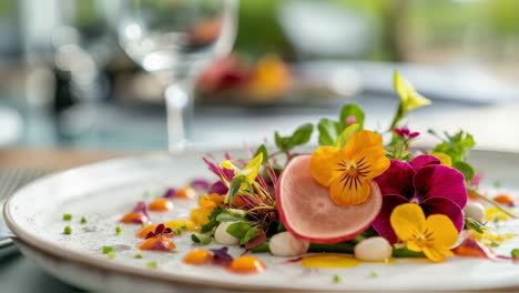 gourmet colorful salad
