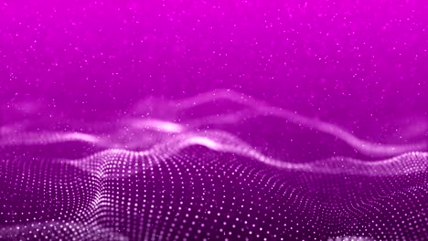 abstract slow waving dots. seamless loop - stok video