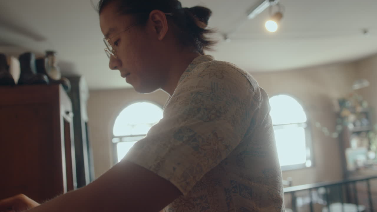 Asian Antiquarian Hanging Vintage Jewelry on Stand