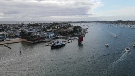 Newport-Beach-California-Aerial-view-of-Marina