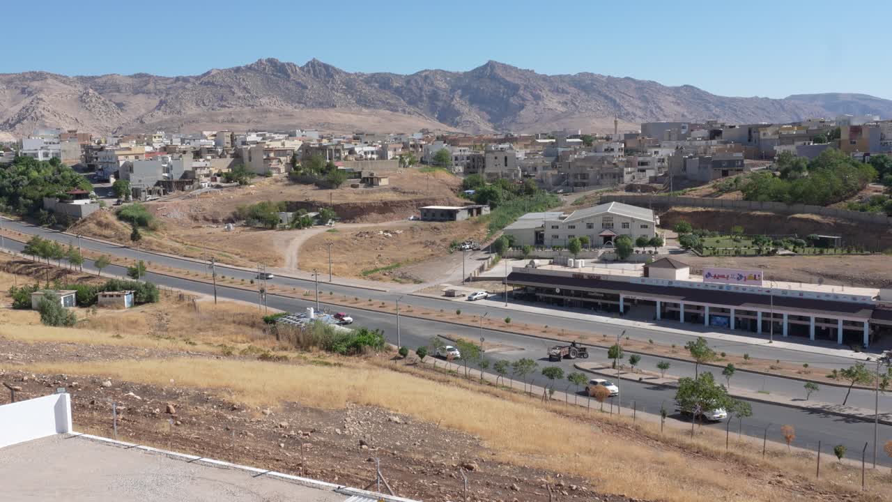 Akre, Kurdistan Iraq in the Zagros Mountain Range on a sunny, summer day