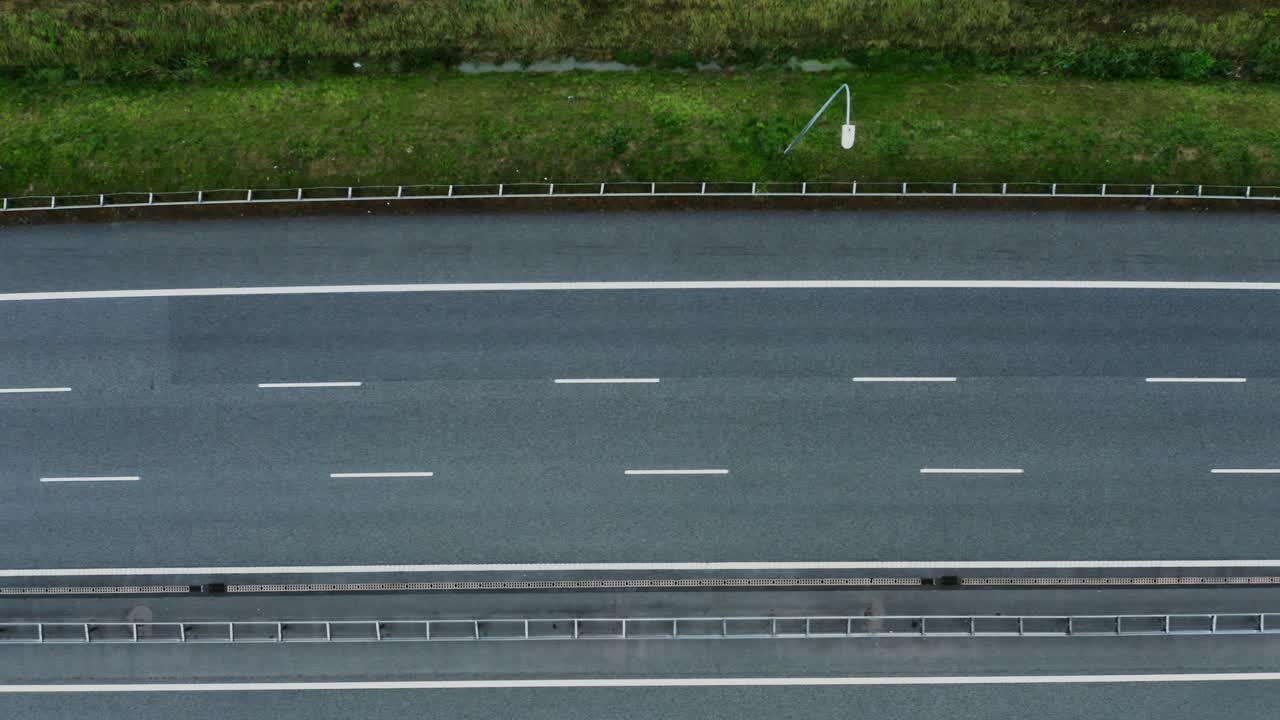 고속도로 공중 사진