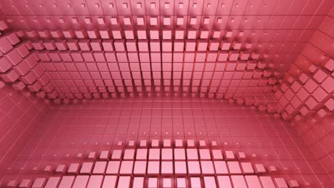 cube room wall tile grid abstract graphical background