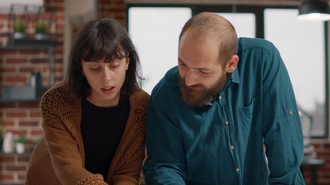 Office meeting and analysis