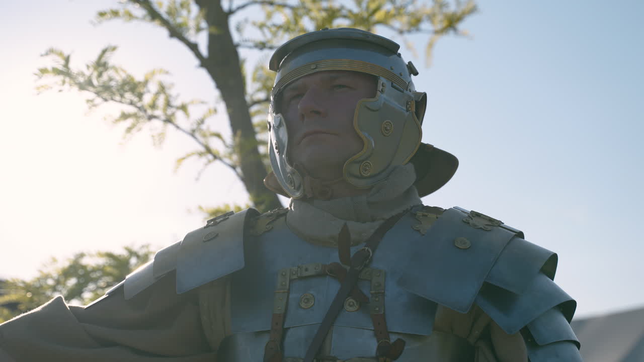 Roman Soldier in Armor