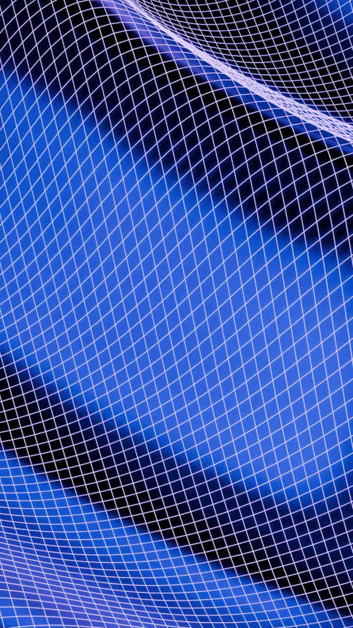 Abstract Blue Grid Pattern