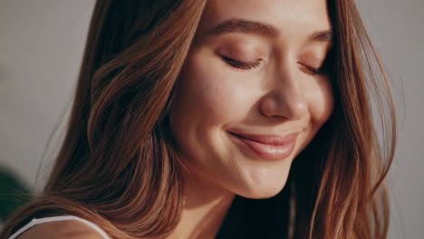 retrato de una mujer hermosa