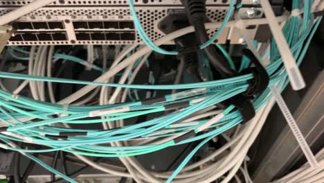 Fiber-Optical-Network-Cable-stuck-in-a-switch-in-the-server-room