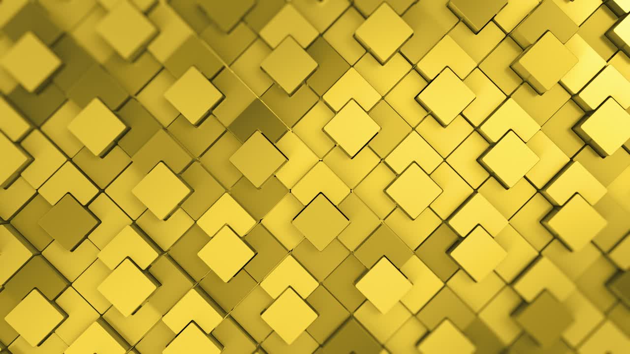 3d rendering of abstract geometric background with blue cubes composition