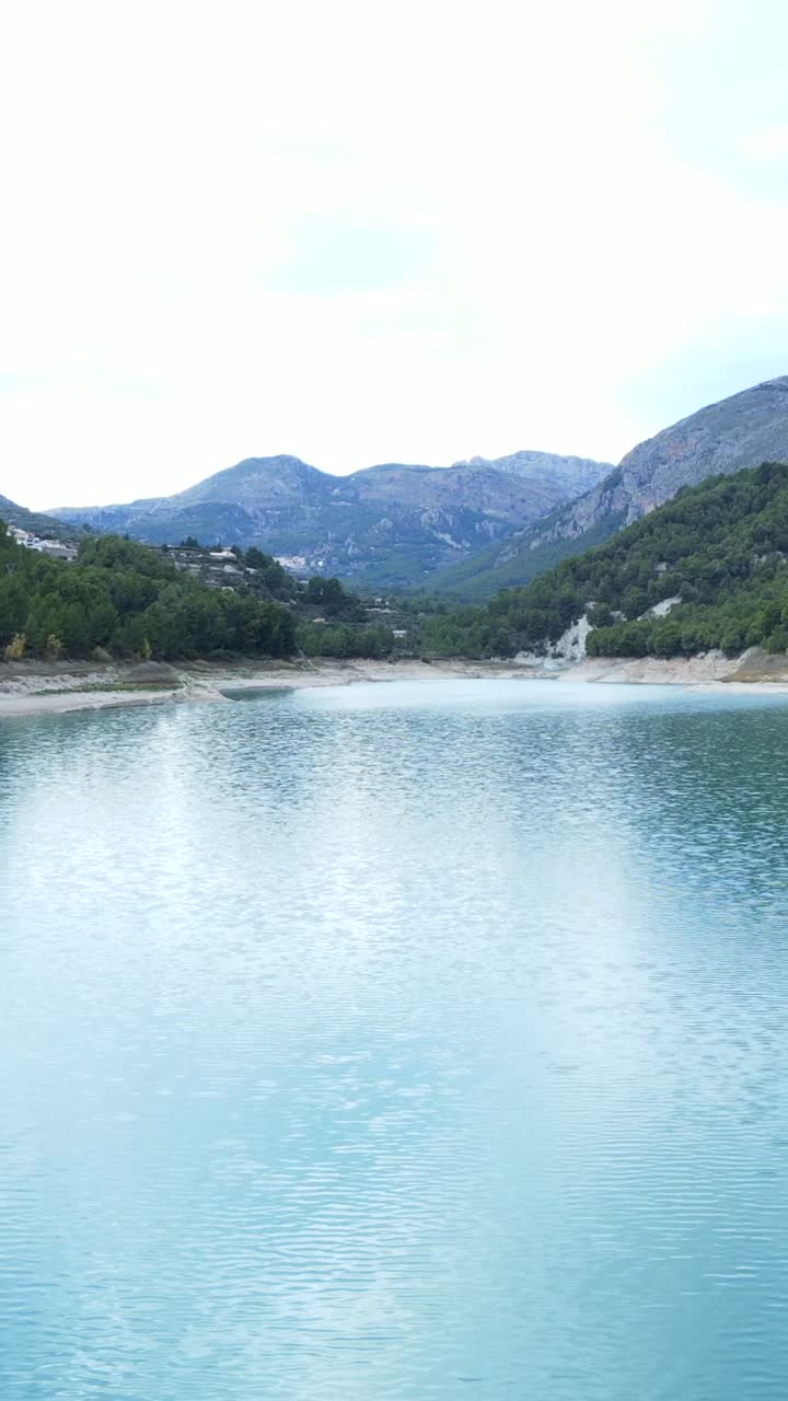 Serene Lake in a Mountain Valley