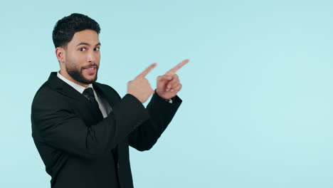 hombre de negocios feliz, publicidad