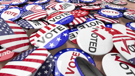 voting pins dropping on the floor