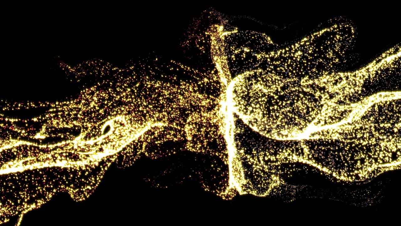 액체 입자 애니메이션