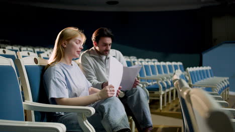 people in the theater