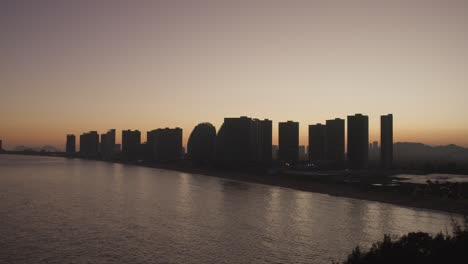 silhouetted huizhou china guangdong province