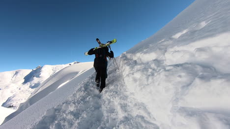 ascent-during-a-ski-tour-in-Lech-am-Arlberg,-Vorarlberg,-Austria