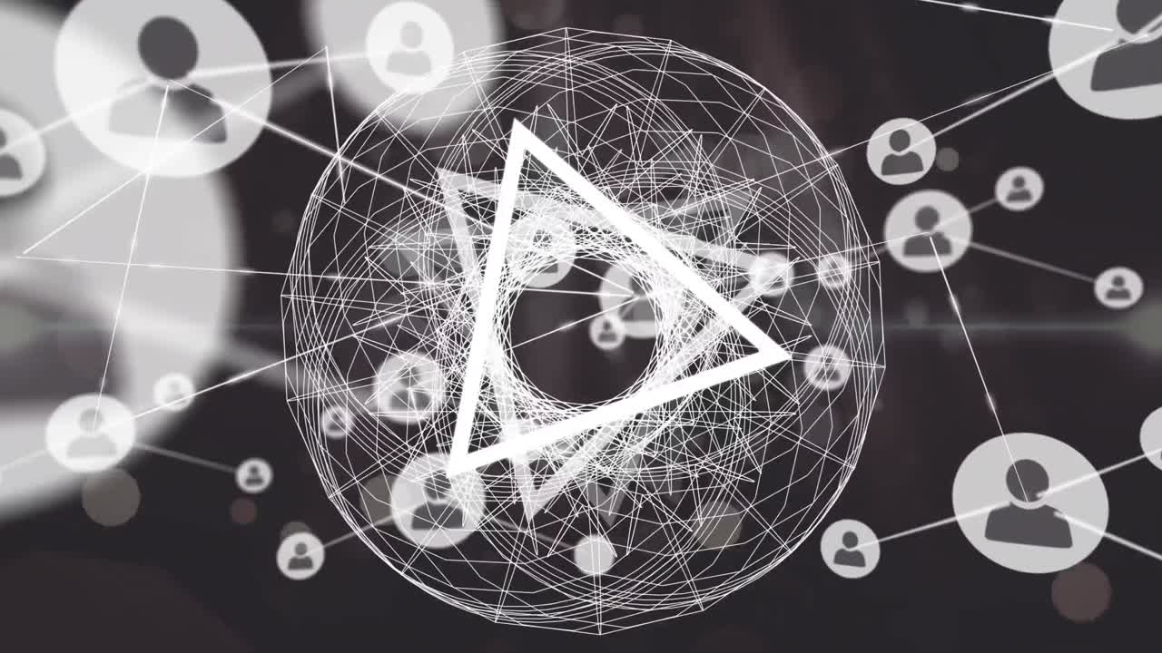 анимация сети соединений над формами