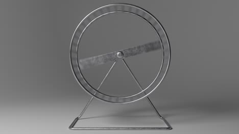 hamster wheel spinning