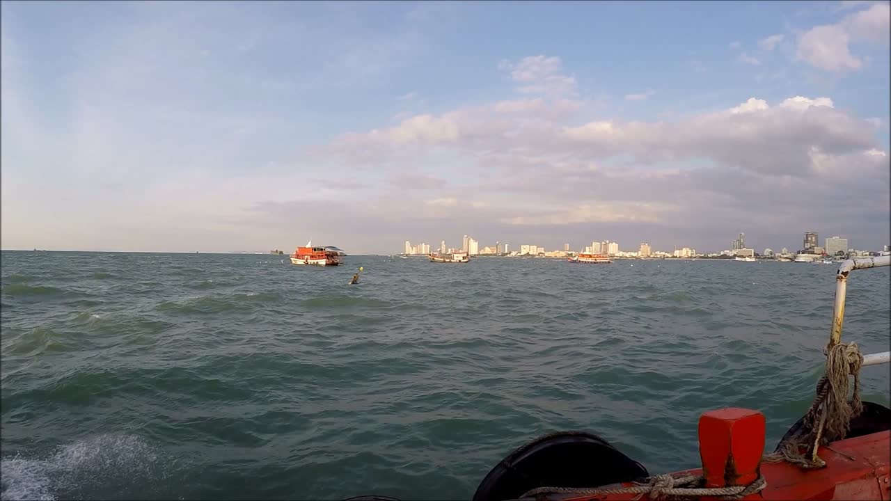 Ferry from  Kho lan island to Pattaya city Thailand