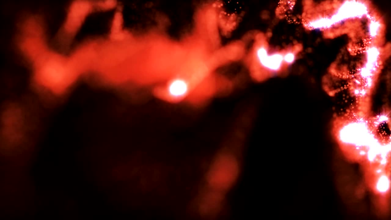 fondo sin costuras de partículas rojas de 4k