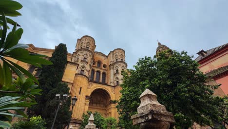 malaga roman catholic cathedral church landmark in spain costa del sol