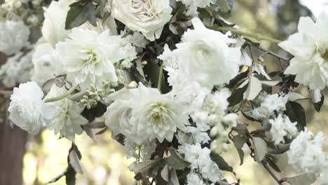 Beautiful-white-rose-flower-bouquet-background