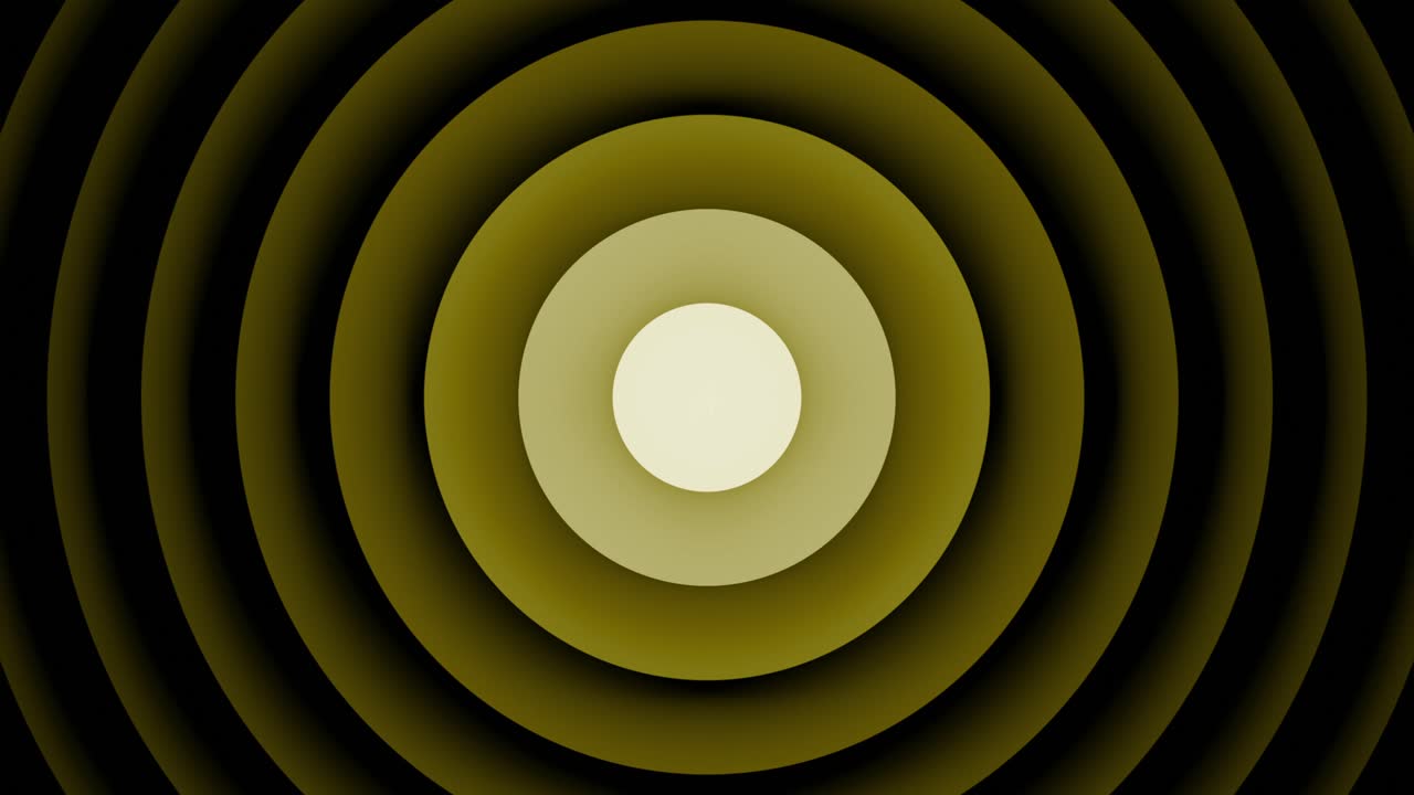 Fondo de círculo de oro abstracto