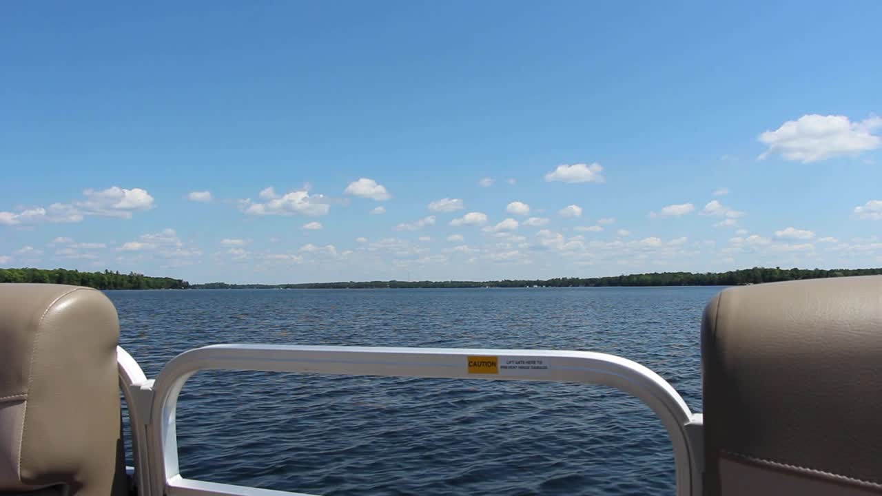 Boating On A Beautiful Day In Kawartha Lakes During Summer In Ontario, Canada. - wide shot