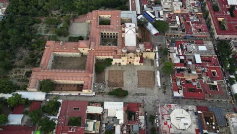 architecture's santo domingo church and ex-convent, oaxaca city, mexico