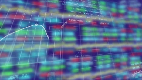 Animation-of-stock-market-display-with-numbers-and-graphs