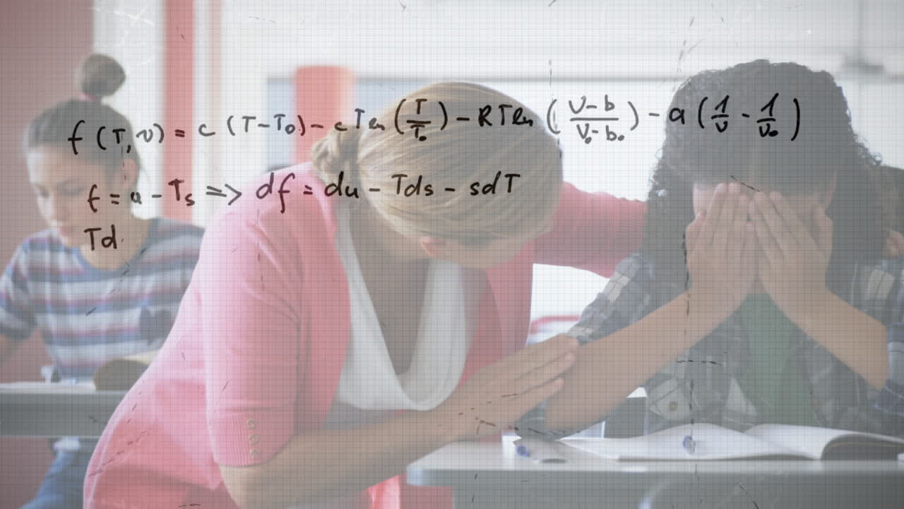 animación de fórmulas matemáticas en un grupo diverso de estudiantes