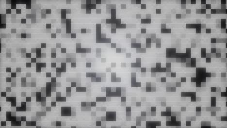 tono de escala de gris mosaico cuadrado parpadeante movimiento en movimiento