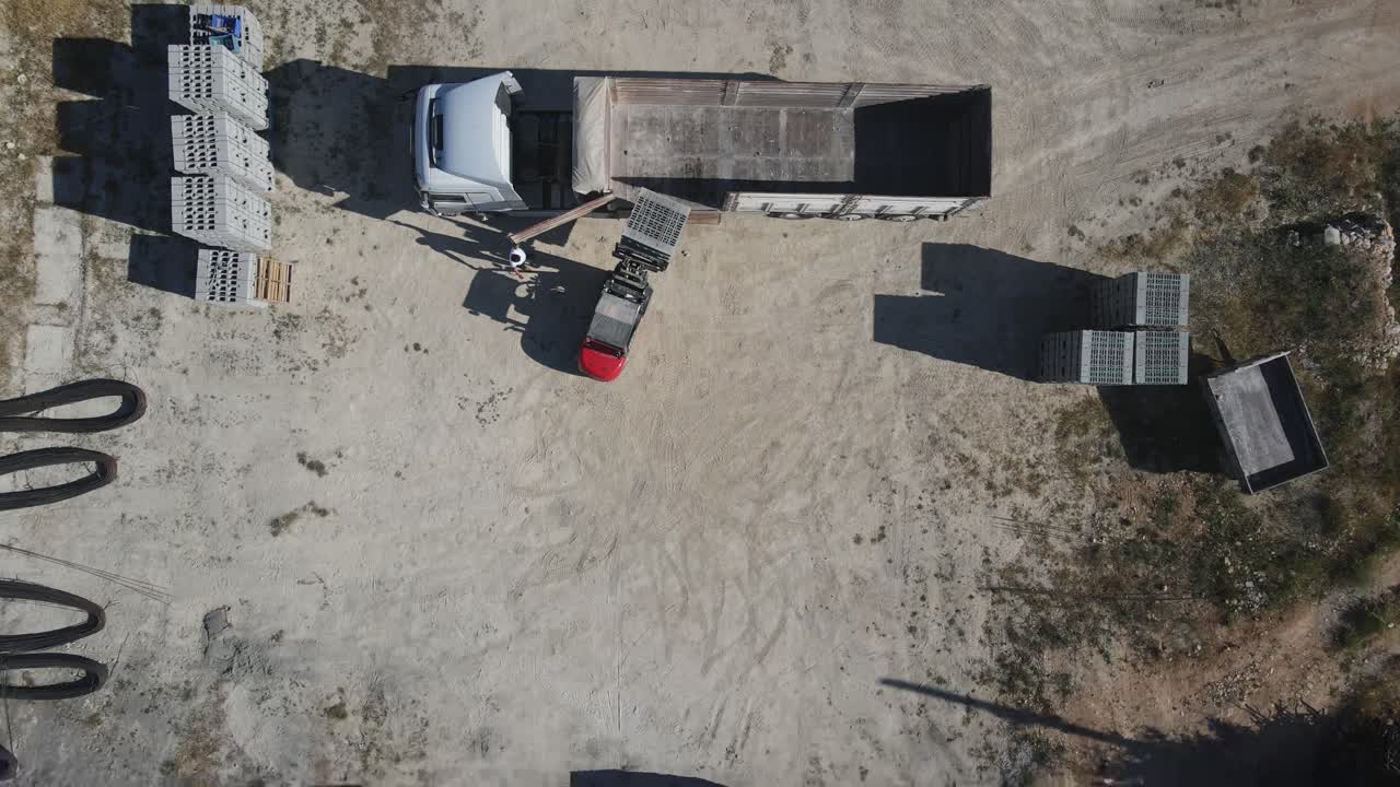 Forklift Company Transfer to Dump Truck